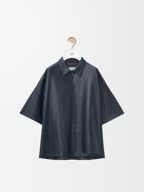 Loewe Short sleeve shirt in nappa lambskin