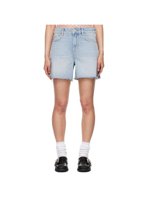 Blue Heavy Denim Shorts