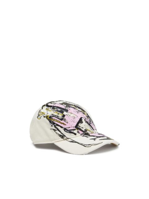 graphic-print baseball cap