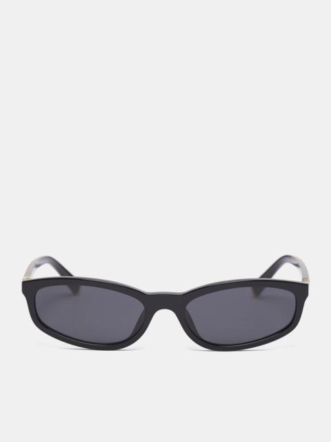 Miu Miu Black MU-A06S Oval Sunglasses
