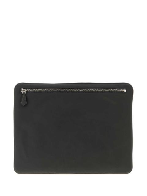 Dolce & Gabbana Dolce & Gabbana Men Charcoal Fabric Clutch