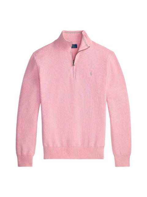 Polo Ralph Lauren Polo Ralph Lauren Mesh-Knit Quarter-Zip Jumper
