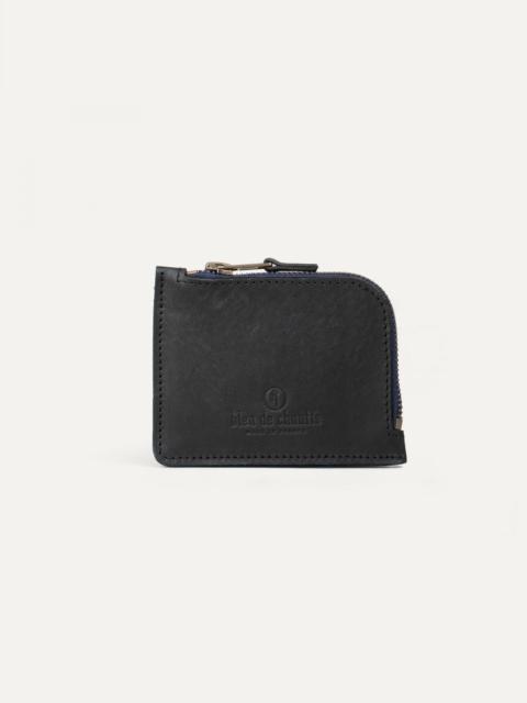 Bleu de Chauffe AS ZIPPERED PURSE / M  -  BLACK