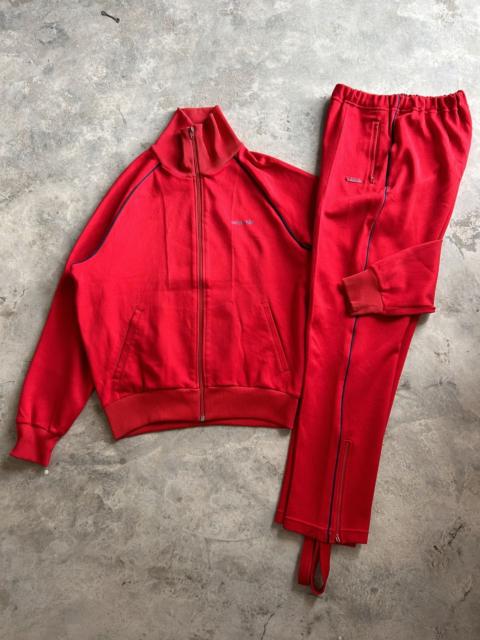 Other Designers Vintage - 80s Adidas Red Set Blue Line