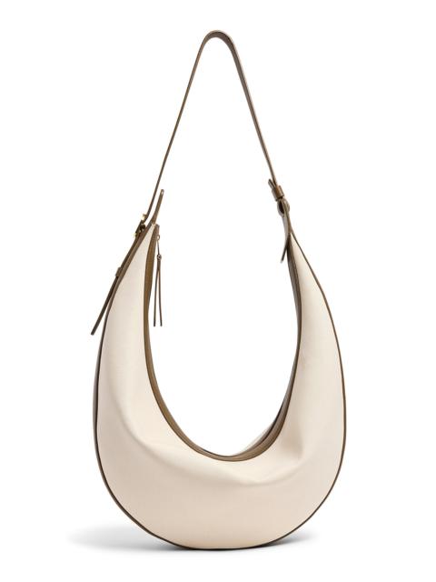 KHAITE Augustina Canvas Hobo Bag ivory