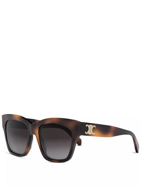 CELINE Triomphe Geometric Sunglasses, 55mm