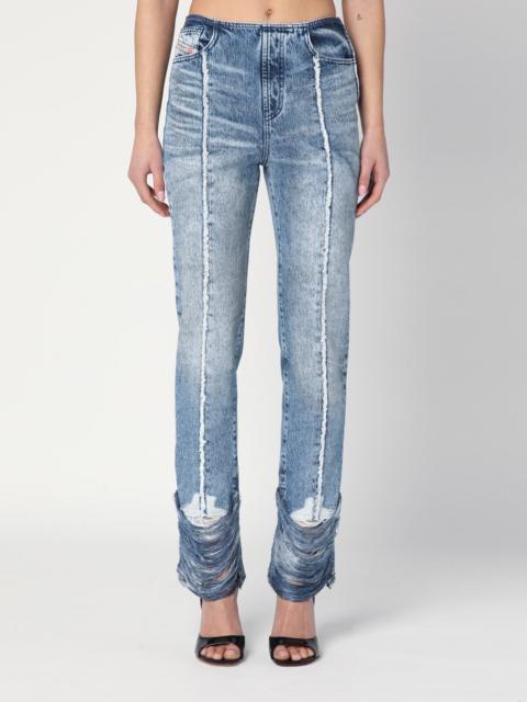 Diesel Bootcut jeans D-Ginna blue washed effect