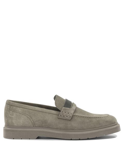 Brunello Cucinelli Brunello Cucinelli Suede Loafers Beige Women