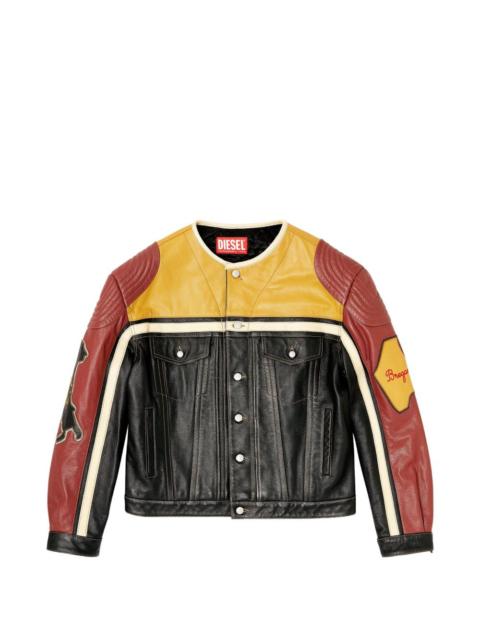 Diesel L-Coug-20th leather jacket