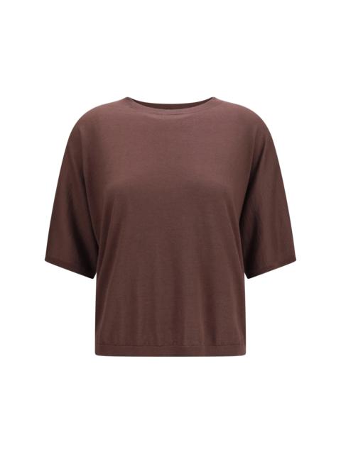 Brunello Cucinelli Brunello Cucinelli Short-sleeve Cashmere And Silk Sweater