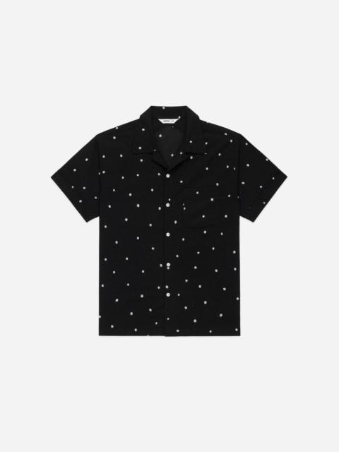 3sixteen Vacation Shirt - Black Polka Dot