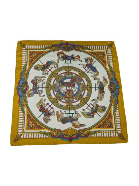 GUCCI Gucci Merry Go Round Silk Scarf