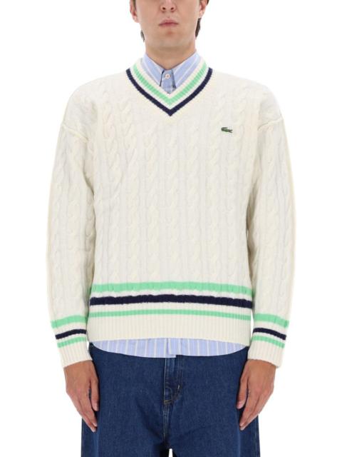 LACOSTE Lacoste Cable-Knit Sweater