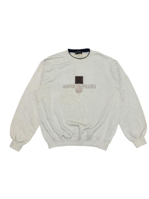 Other Designers Vintage - Vintage Gianni Valentino Big Logo Sweatshirt