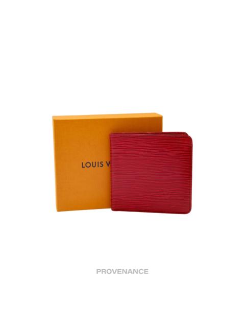 Louis Vuitton Louis Vuitton MALLETIER Marco Wallet - Red Epi Leather