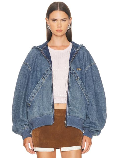 THE ATTICO Denim Bomber Jacket