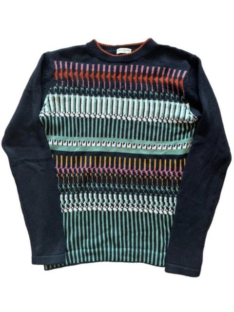 Pattern wool sweater