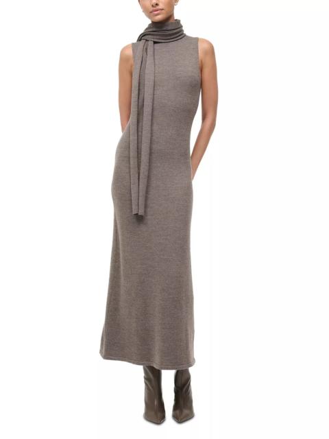 STAUD Canal Merino Wool Midi Dress