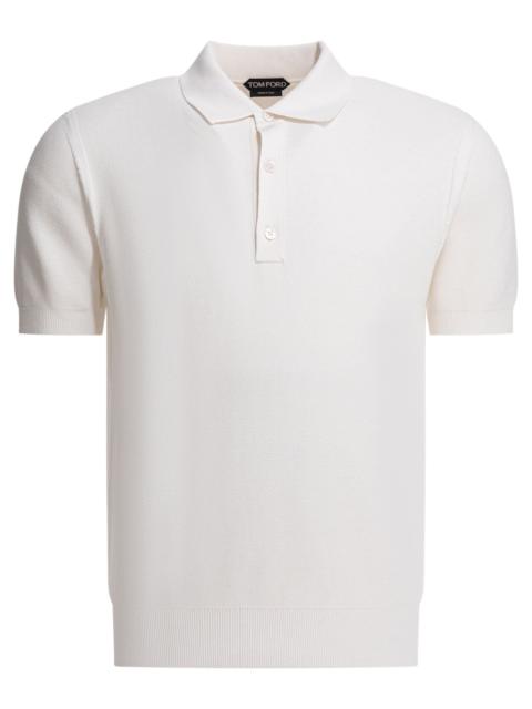TOM FORD Tom Ford Silk And Cotton Pique Polo Shirt