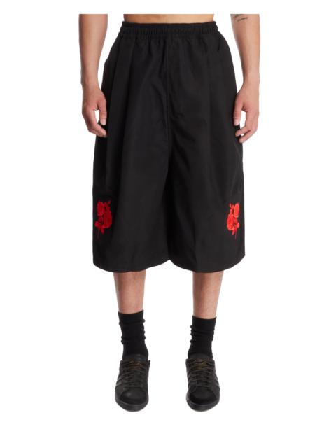 adidas Originals Adidas Originals x Willy Chavarria Black Oversize Shorts