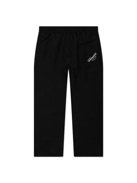 WILLY CHAVARRIA RUFF RIDER TRACK PANT - BLACK