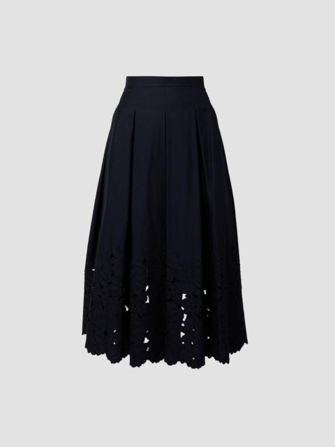 Erdem PLEAT DETAIL SKIRT