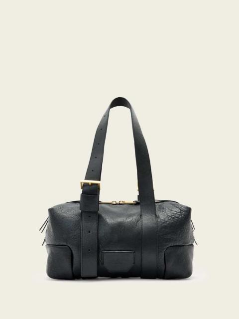 ALLSAINTS ARES GRAIN LEATHER SHOULDER BAG