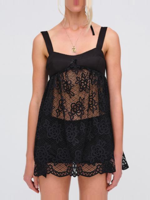For Love & Lemons Sonnet Lace Babydoll Set