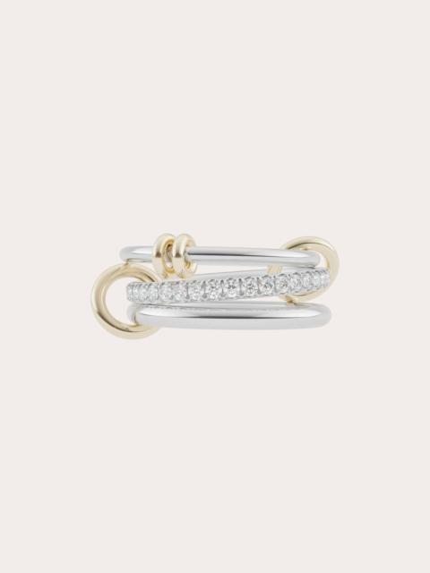 Spinelli Kilcollin Diamond & 18k Gold Two-Tone Pavé Raneth Ring