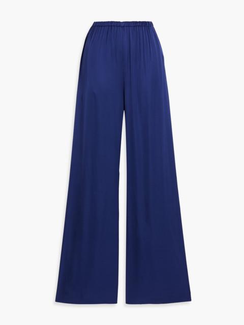 DIANE VON FURSTENBERG Gianna charmeuse wide-leg pants
