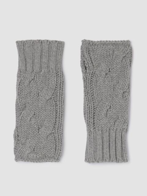 EILEEN FISHER Cotton & Recycled Cashmere Glovelettes