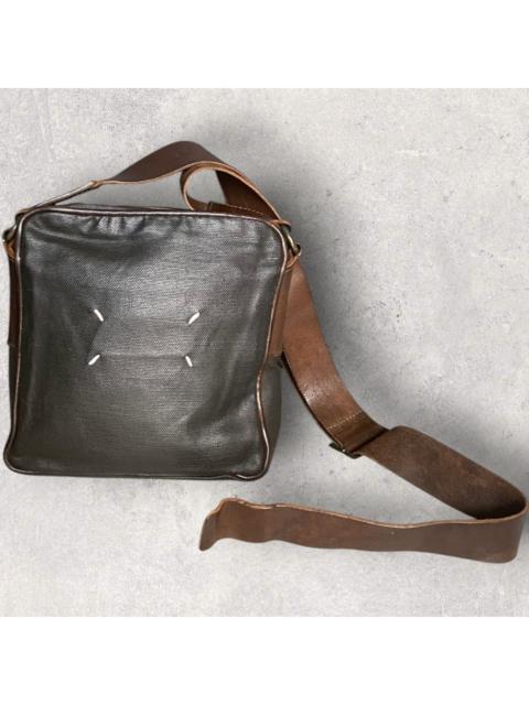 Maison Margiela Vintage 00’s Margiela Black Wax and Leather Bag