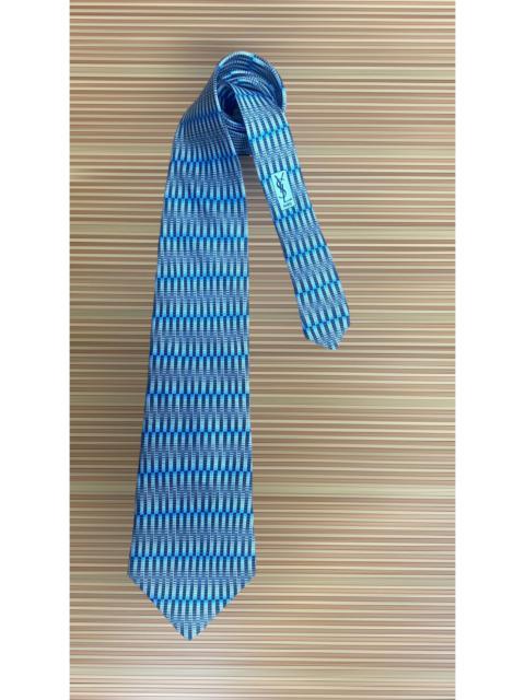SAINT LAURENT Rare‼️ Vintage Yvest Saint Laurent Silk Neck Tie
