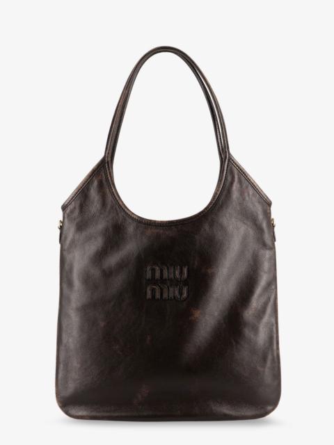 Miu Miu Miu Miu Women Ivy Leather Shoulder Bag