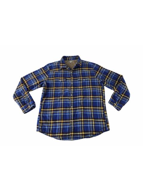 Other Designers Vintage - Japanese Brand Wool Padded Jacket Sherpa Inner Button Down