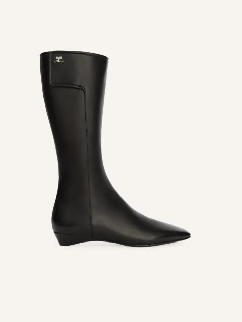 courrèges HERITAGE FLAT BOOTS