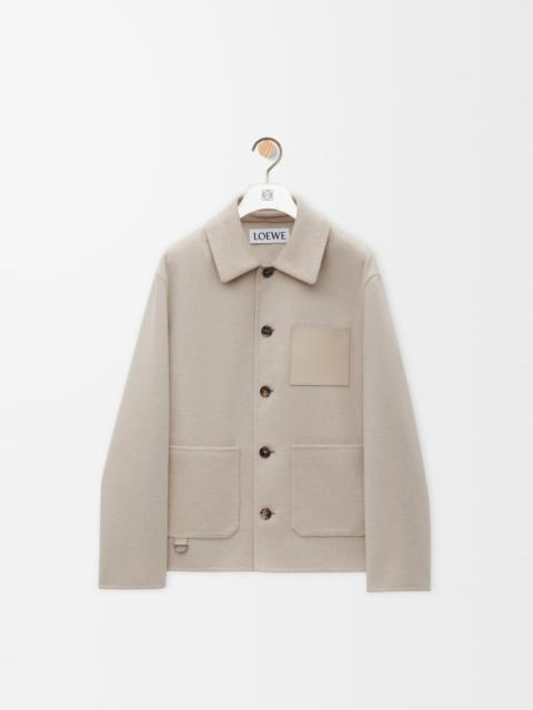 Loewe Workwear jacket in wool and cashmere