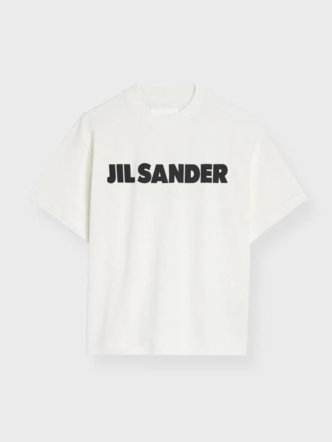 Jil Sander T-Shirt Logo Cotton Porcelain M