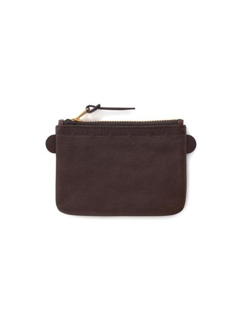 visvim LEATHER ESSENTIALS CASE (KNGR) DK.BROWN