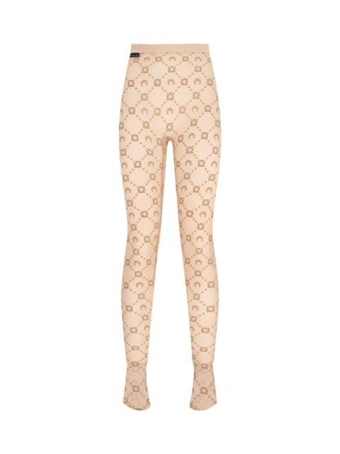 Marine Serre 'moonogram' Logo Tights