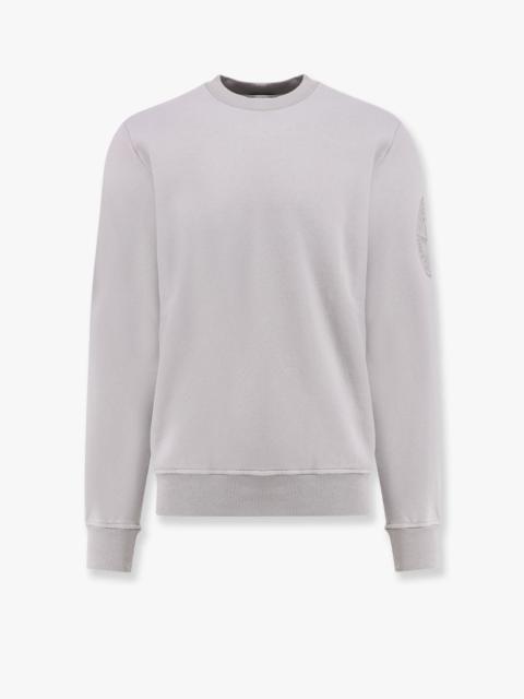 Stone Island Cotton Sweatshirt With Logo Embroidery