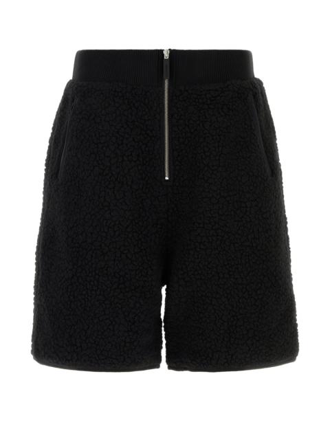 entire studios Black teddy bermuda shorts