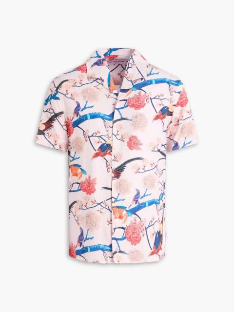 ORLEBAR BROWN Hibbert printed piqué shirt