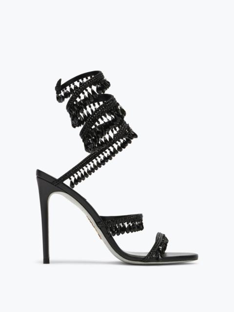 RENE CAOVILLA CHANDELIER BLACK SANDAL 105