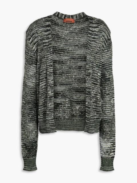 Missoni Sequin-embellished crochet-knit cardigan