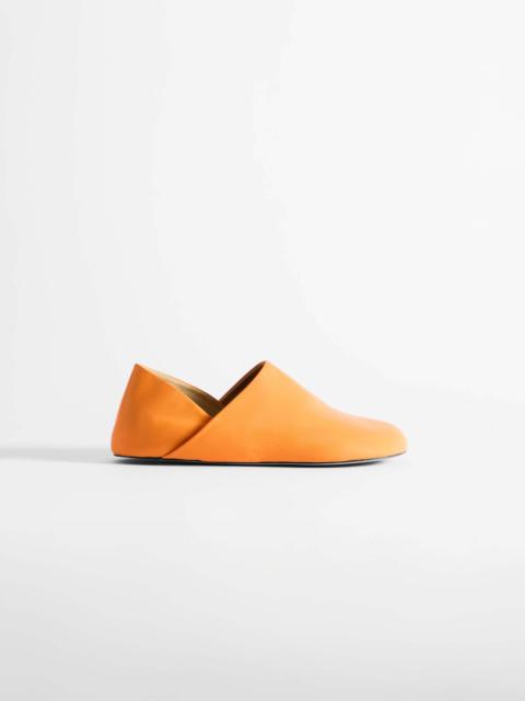 JW Anderson WOMENS SLIPPER MULES IN ORANGE