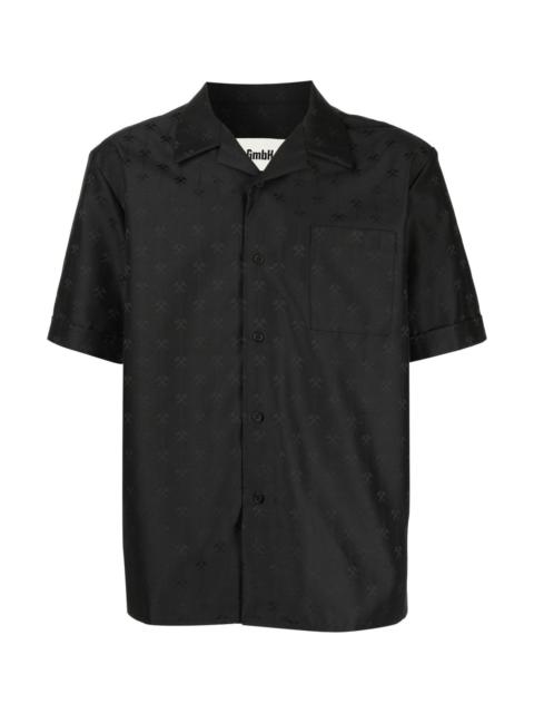 GmbH ALL-OVER LOGO PRINT SHIRT