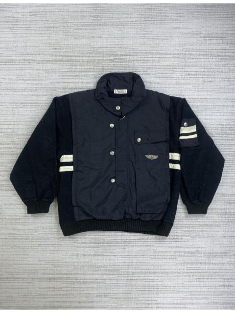 Other Designers Designer × Japanese Brand × Vintage - Vintage Scotch Hill Half Zipper Multipocket Bomber Jacket