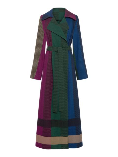 GABRIELA HEARST Lyra Oversized Striped Cashmere Coat stripe