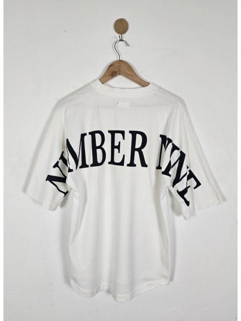NUMBER (N)INE Number Nine Spellout back tee shirt